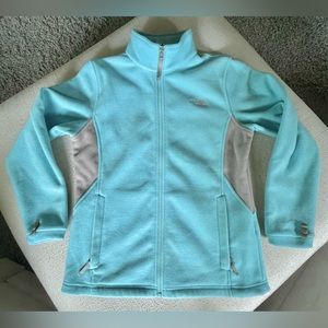 GIRLS NORTH FACE FLEECE FULL ZIP JACKET SIZE 18